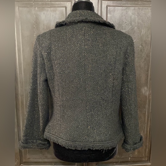 New York & Co black/gold jacket size medium - Picture 3 of 11
